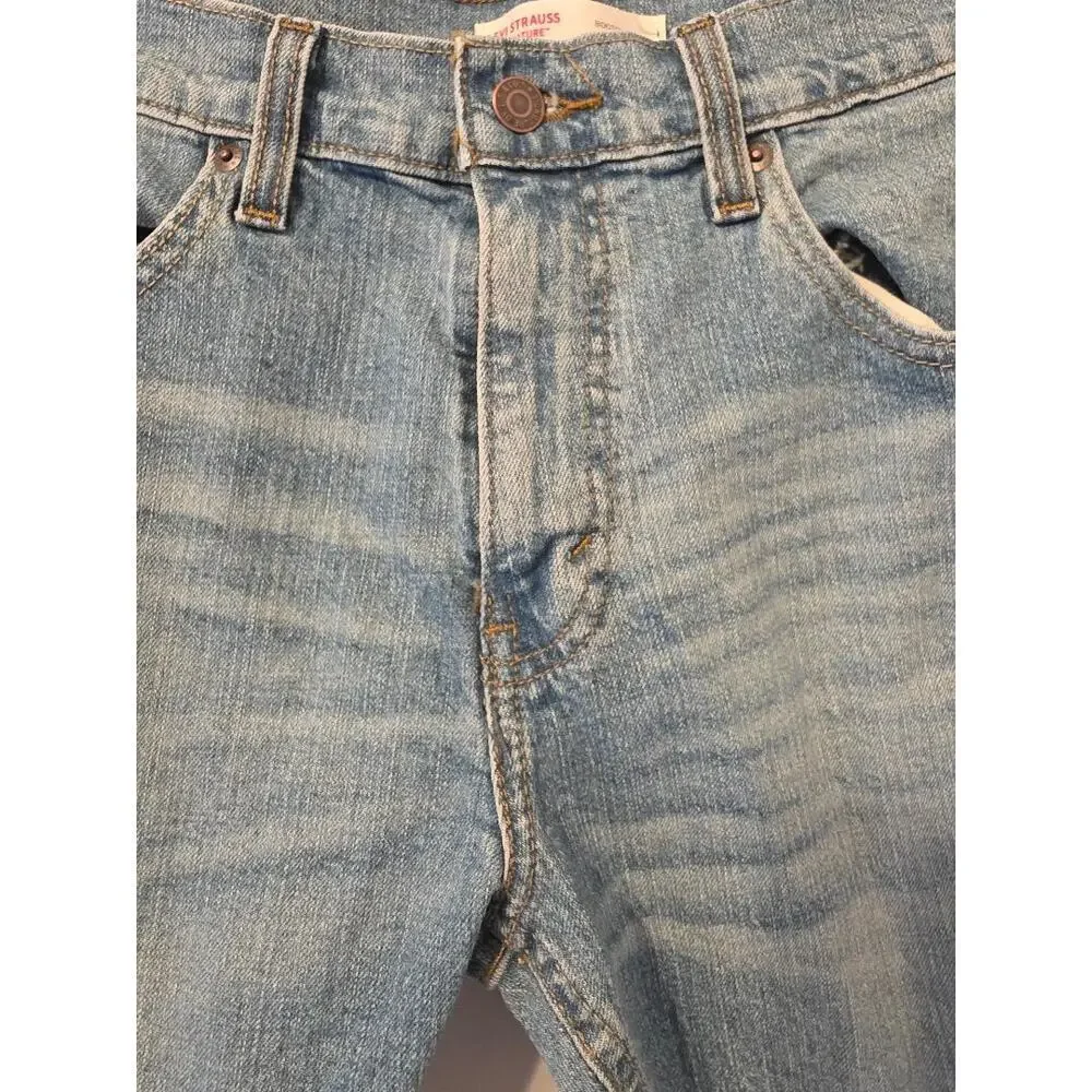 Levi Strauss Signature Bootcut Jeans 30x32 Light Wash Mid Rise Y2K Denim